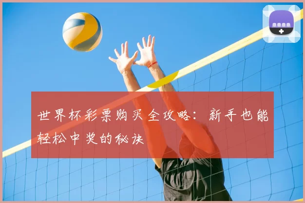 世界杯彩票购买全攻略:新手也能轻松中奖的秘诀