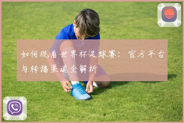 如何观看世界杯足球赛：官方平台与转播渠道全解析