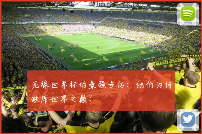 无缘世界杯的豪强专访:他们为何缺席世界之巅?