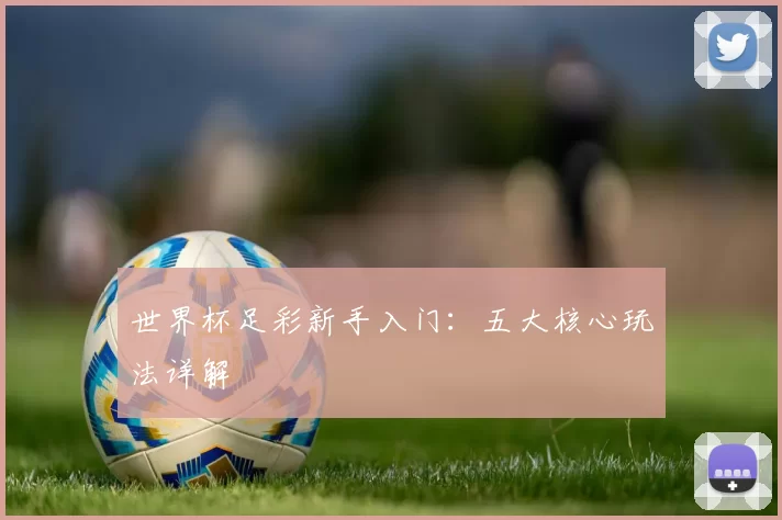 世界杯足彩新手入门：五大核心玩法详解